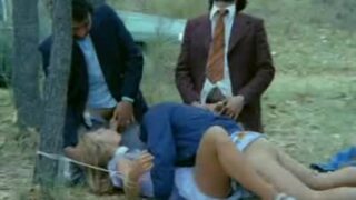 French CNC porn with Brigitte Lahaie tied gangbang